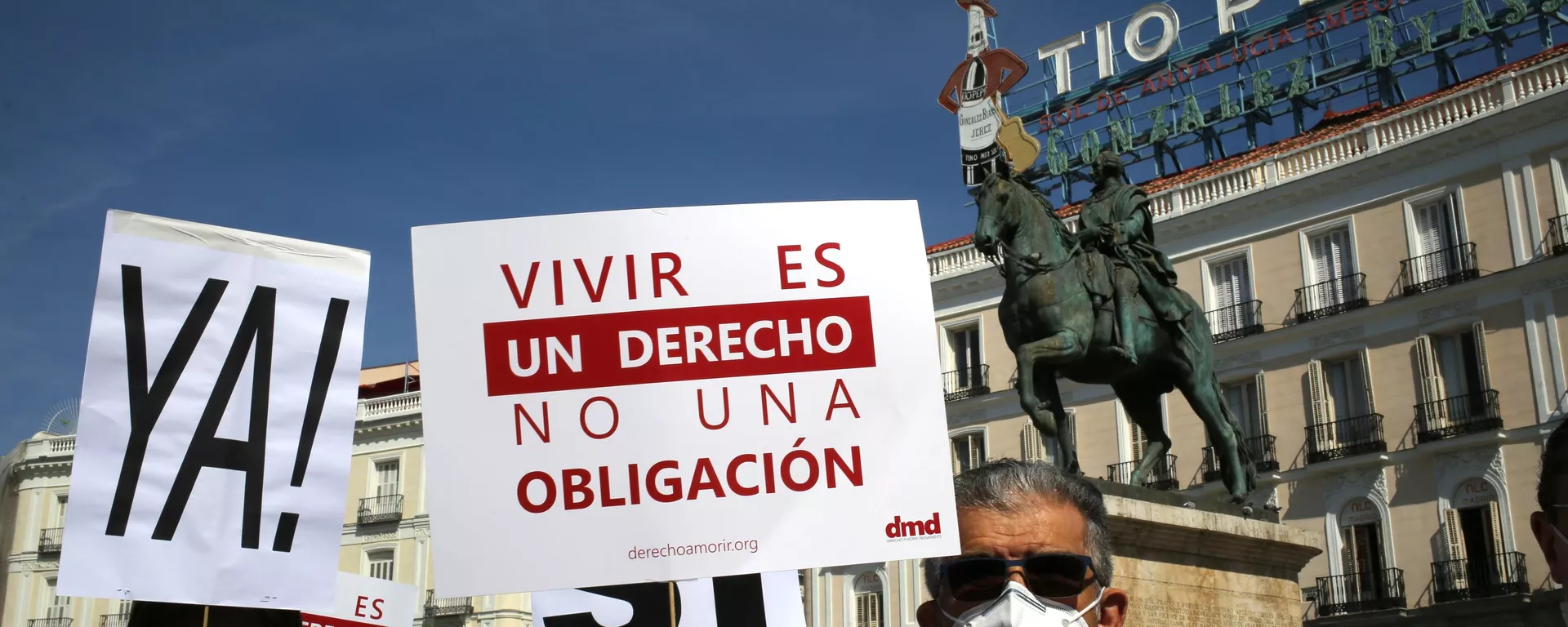 Concentración de la asociación Derecho a Morir Dignamente (DMD) en Madrid Concentración de la asociación Derecho a Morir Dignamente (DMD) en Madrid - Sputnik Mundo, 1920, 07.10.2021
