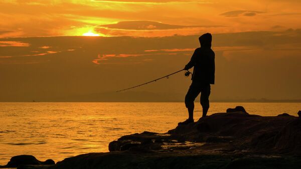 Una persona pescando - Sputnik Mundo