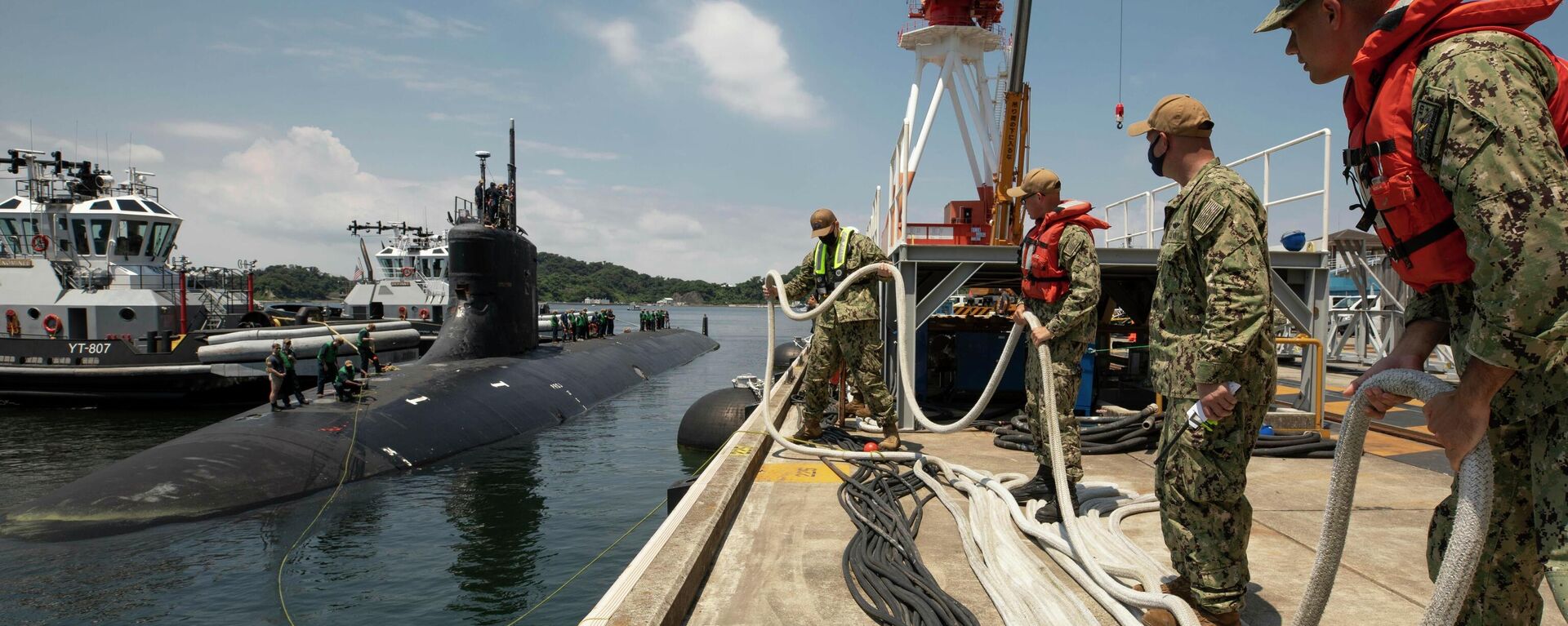 El submarino USS Connecticut (SSN 22) - Sputnik Mundo, 1920, 08.10.2021