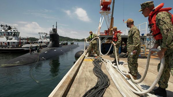 El submarino USS Connecticut (SSN 22) - Sputnik Mundo