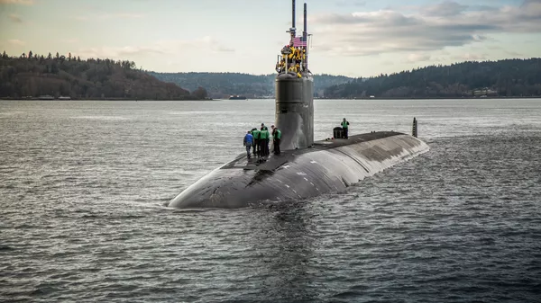 El USS Connecticut (SSN 22), submarino nuclear de la Marina de EEUU (archivo) - Sputnik Mundo