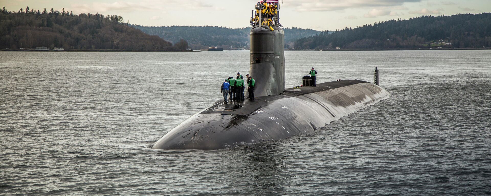 El USS Connecticut (SSN 22), submarino nuclear de la Marina de EEUU (archivo) - Sputnik Mundo, 1920, 12.10.2021