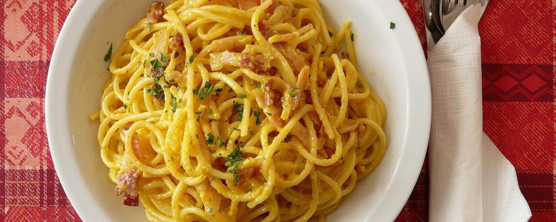 Pasta carbonara  - Sputnik Mundo, 1920, 12.10.2021