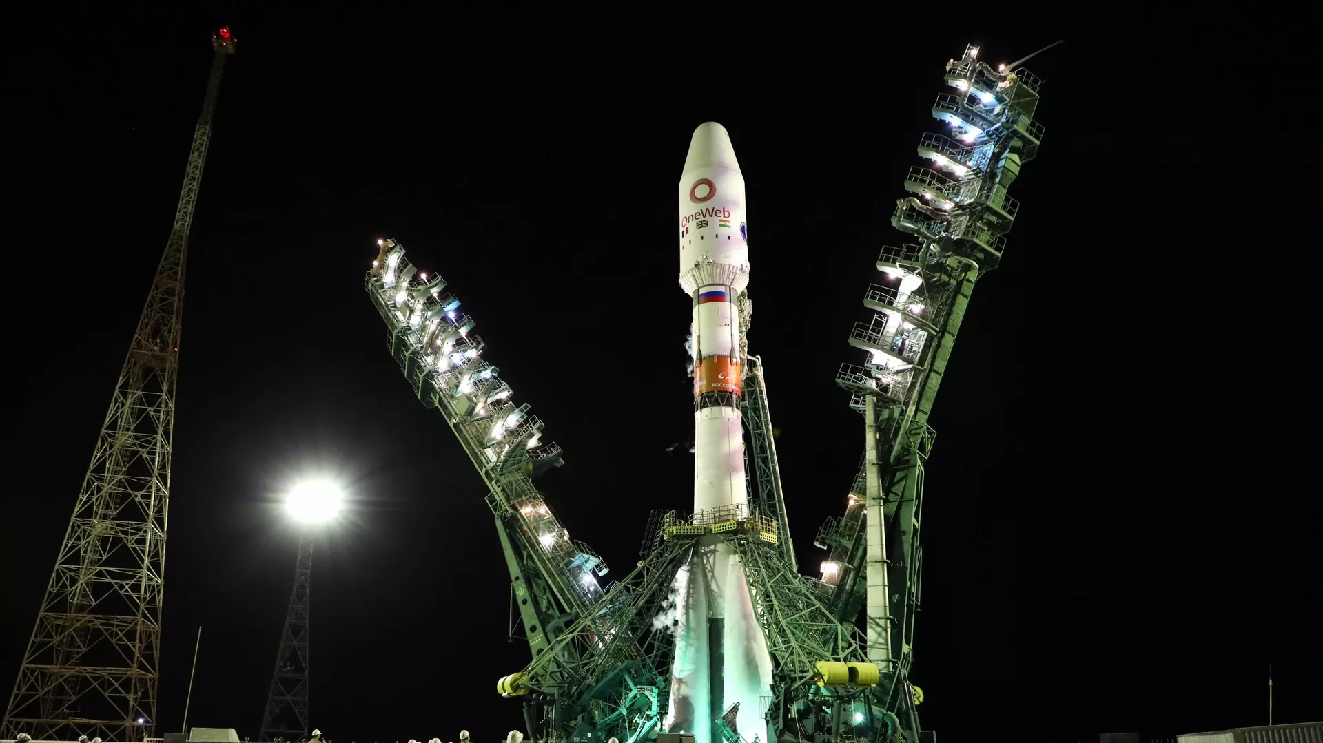 Un cohete Soyuz con satélites británicos OneWeb a bordo