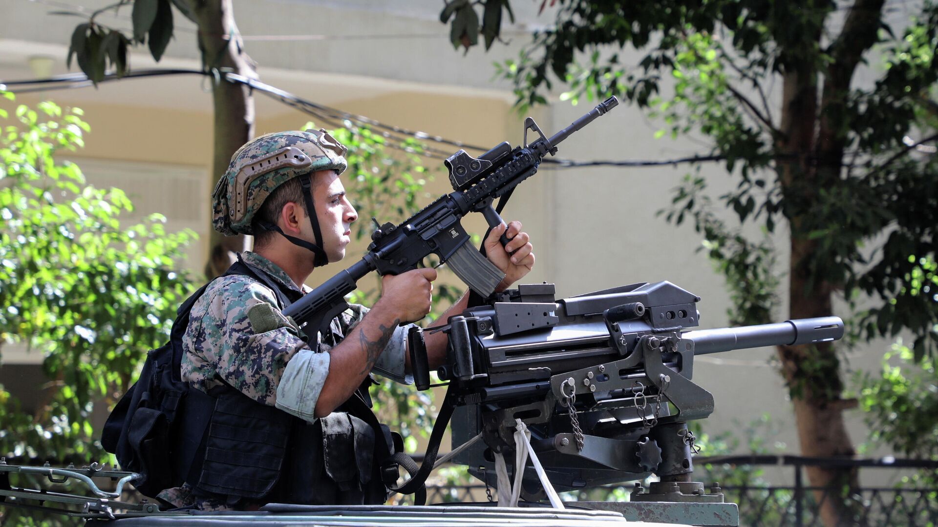 El soldado del Ejército libanés (archivo) El soldado del Ejército libanés (archivo) - Sputnik Mundo, 1920, 14.10.2021