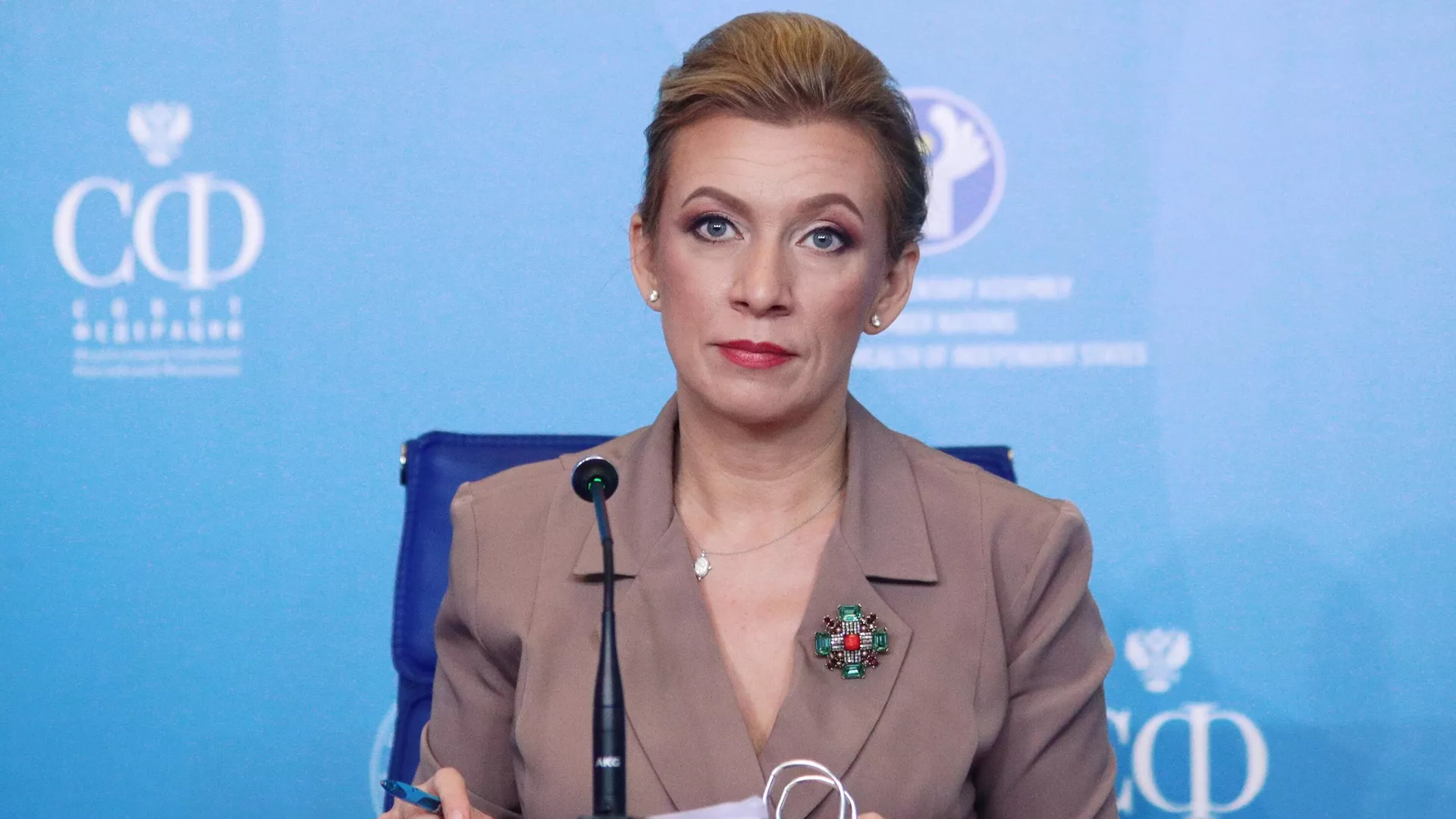 María Zajárova, portavoz de la Cancillería rusa María Zajárova, portavoz de la Cancillería rusa