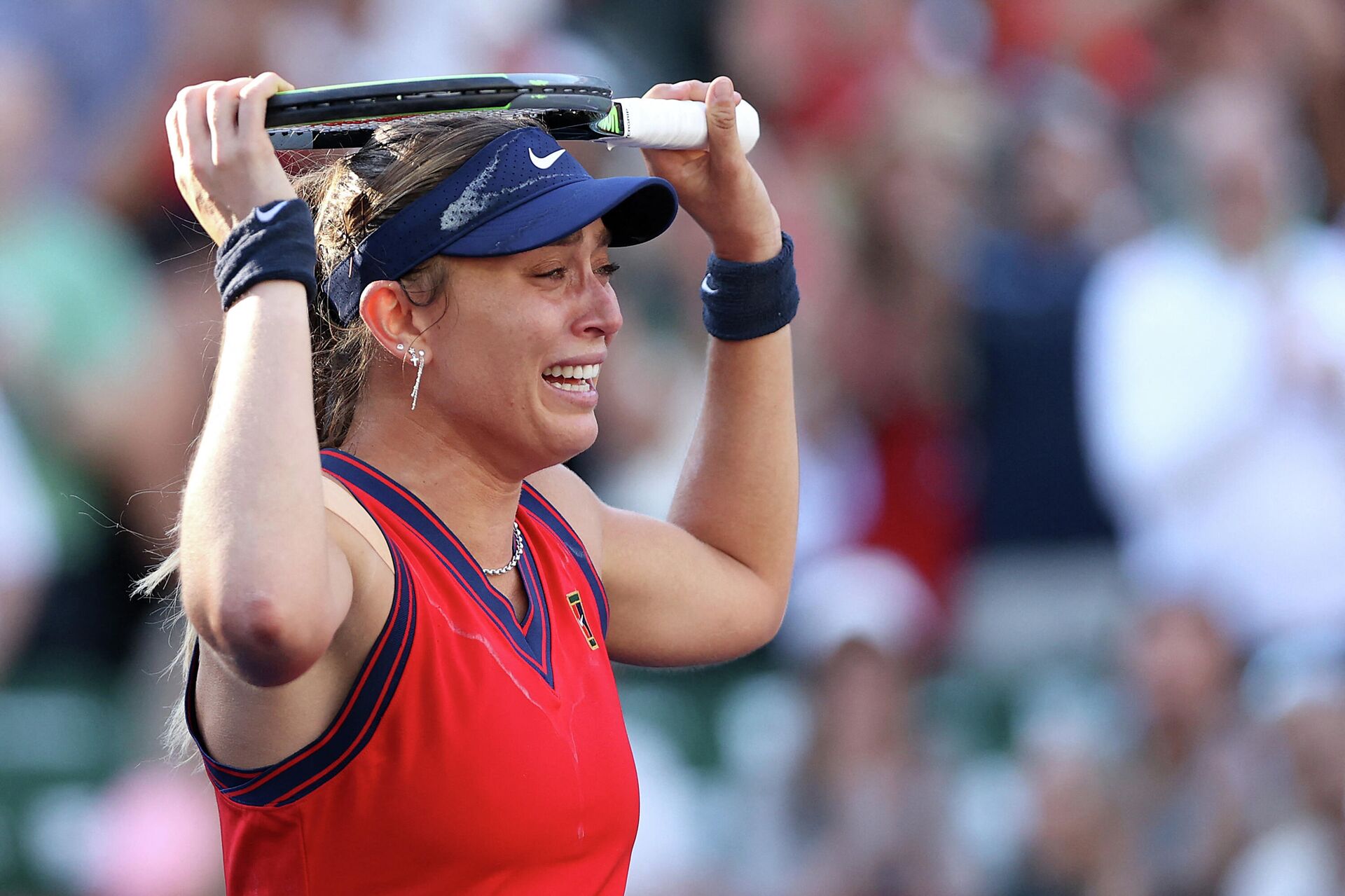 Reacción de Paula Badosa tras derrotar a Victoria Azarenka en Indian Wells - Sputnik Mundo, 1920, 18.10.2021