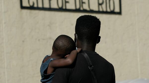 Migrantes haitianos en México - Sputnik Mundo