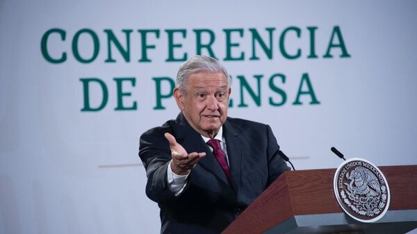 Andrés Manuel López Obrador, presidente de México - Sputnik Mundo