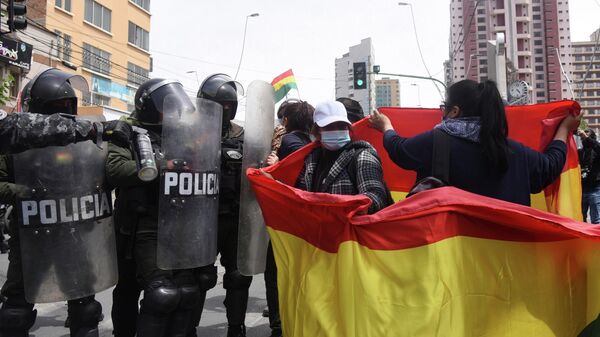 Protestas en Bolivia - Sputnik Mundo