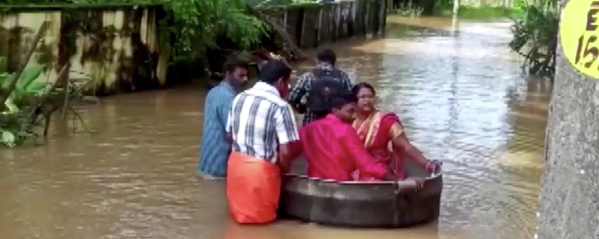 Inundaciones en la India - Sputnik Mundo, 1920, 20.10.2021