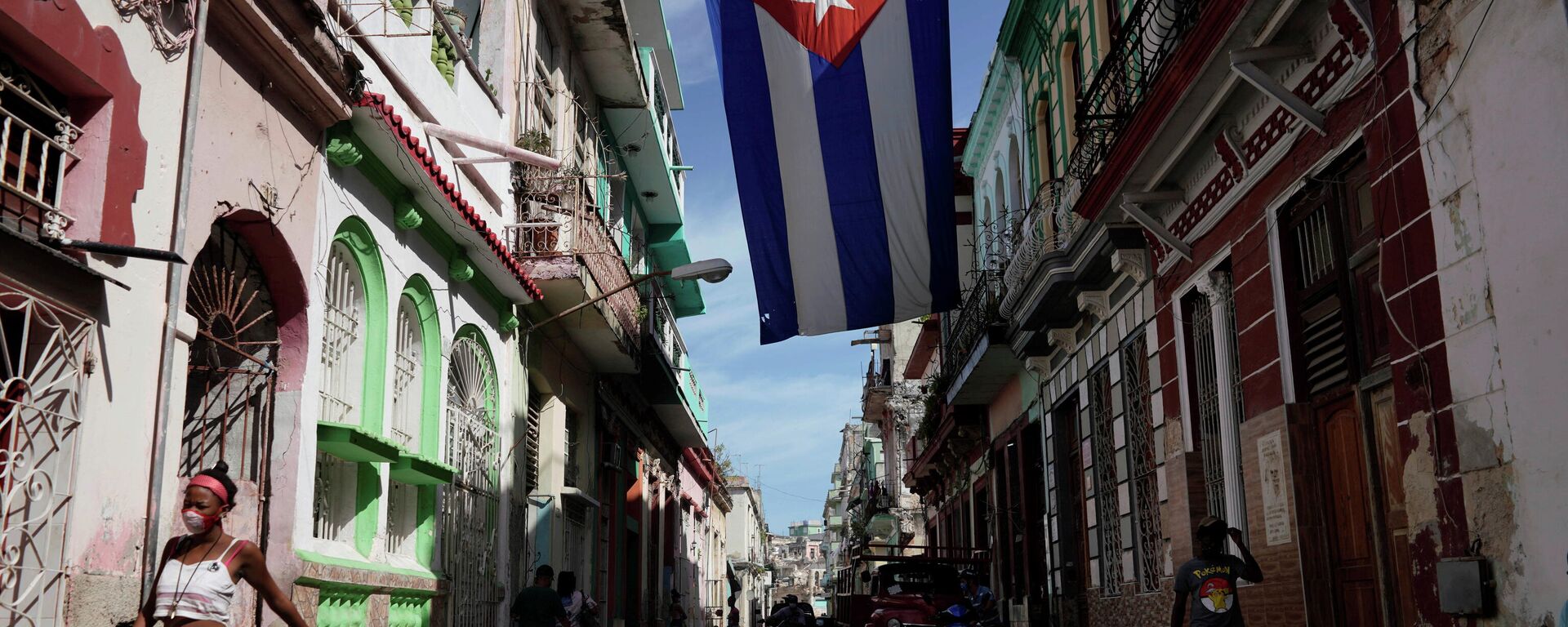 La bandera de Cuba - Sputnik Mundo, 1920, 20.10.2021