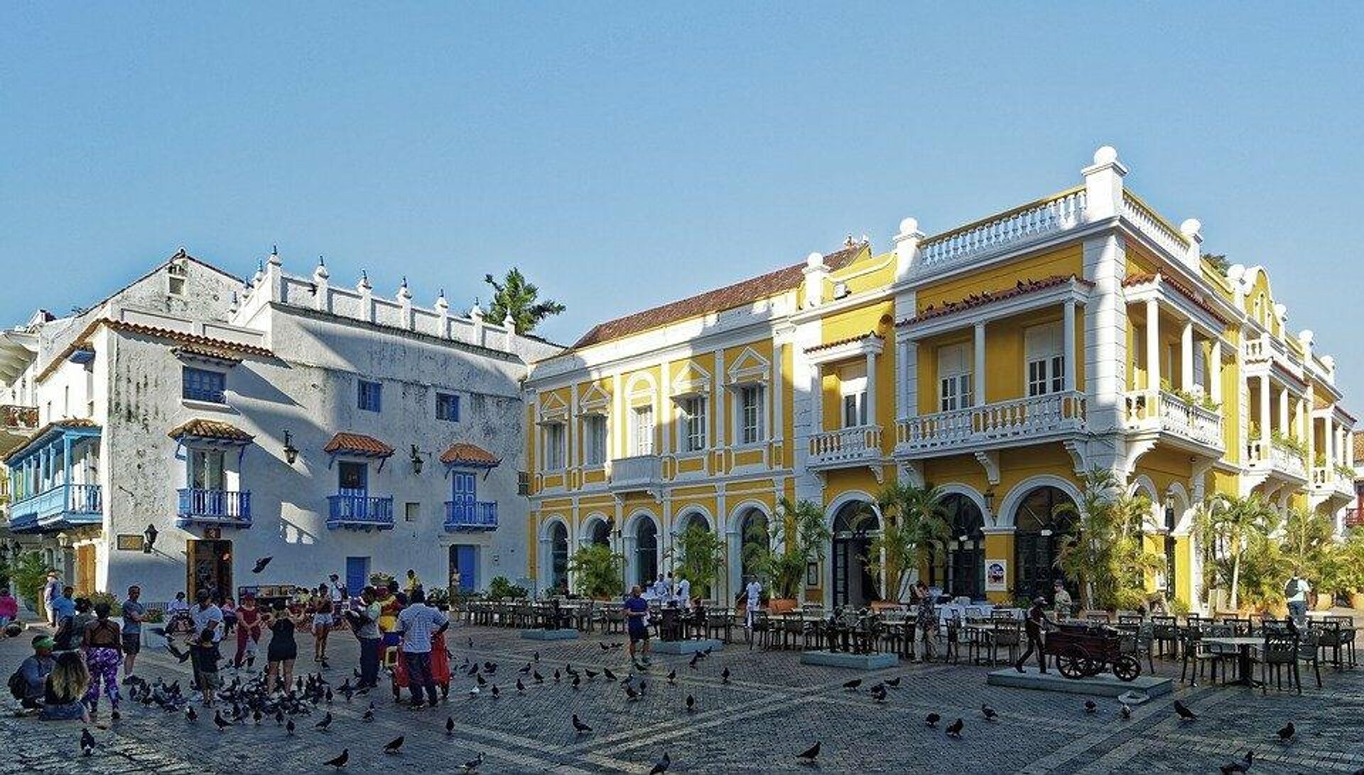 Plaza de la Ciudad en Cartagena (Colombia) - Sputnik Mundo, 1920, 22.10.2021