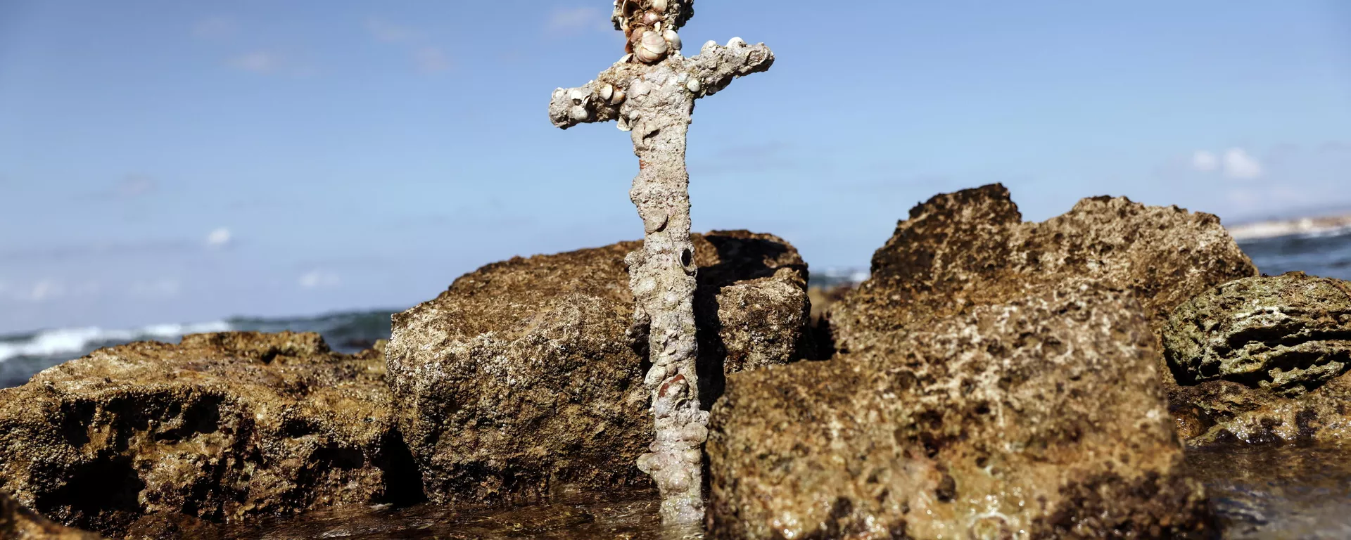 Espada encontrada en la costa israelí Espada encontrada en la costa israelí - Sputnik Mundo, 1920, 22.10.2021