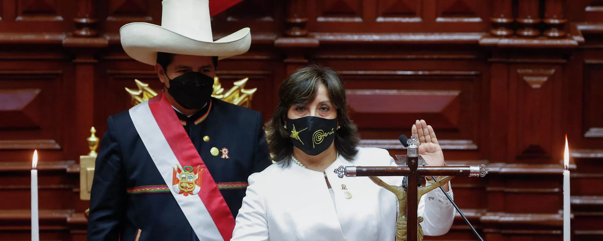 Dina Boluarte, vicepresidenta y ministra de Desarrollo e Inclusión Social de Perú Dina Boluarte, vicepresidenta y ministra de Desarrollo e Inclusión Social de Perú - Sputnik Mundo, 1920, 18.11.2021