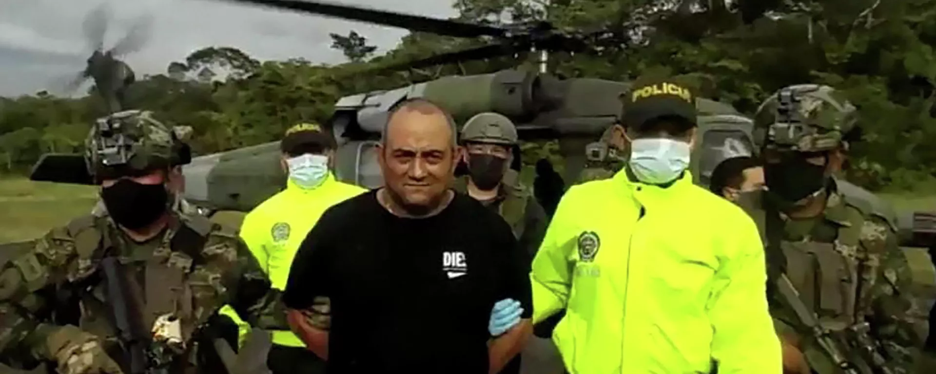 Captura de Dairo Antonio Úsuga David, alias 'Otoniel', narcotraficante colombiano Captura de Dairo Antonio Úsuga David, alias 'Otoniel', narcotraficante colombiano - Sputnik Mundo, 1920, 25.10.2021