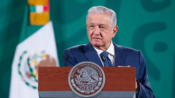 Andrés Manuel López Obrador, presidente de México - Sputnik Mundo