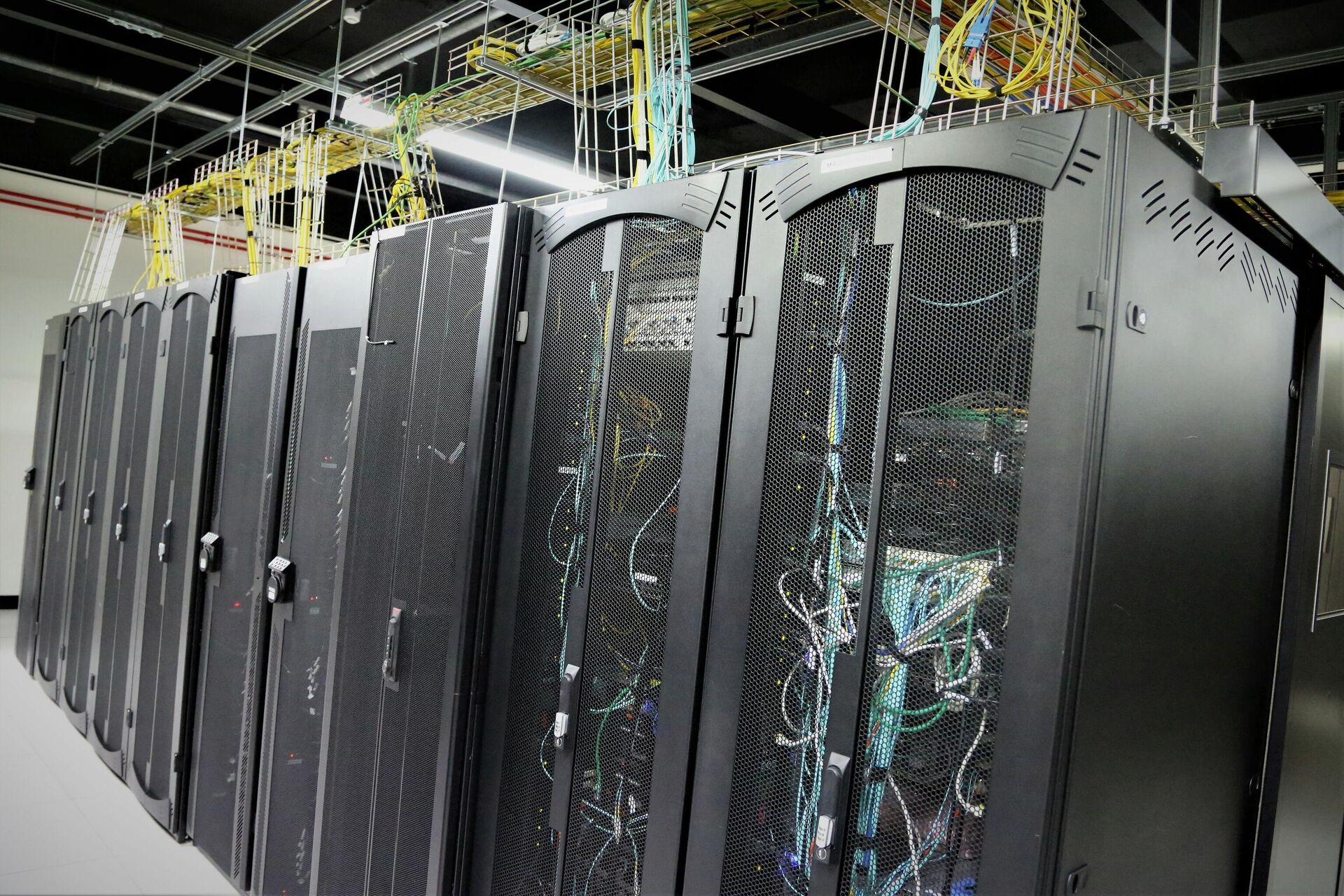 Planta de la compañía Interxion, en Madrid, donde se interconectan datos digitales - Sputnik Mundo, 1920, 27.10.2021