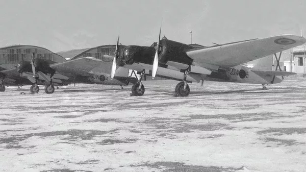 Tupolev SB Katiuska del Ala 14 en tierra, año 1940. - Sputnik Mundo