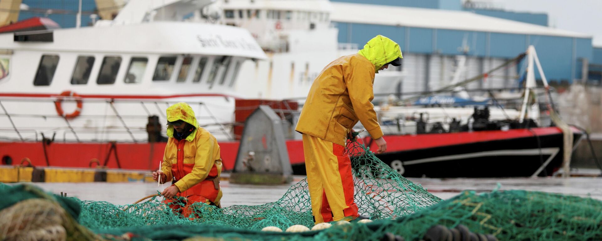 Pescadores franceses - Sputnik Mundo, 1920, 28.10.2021