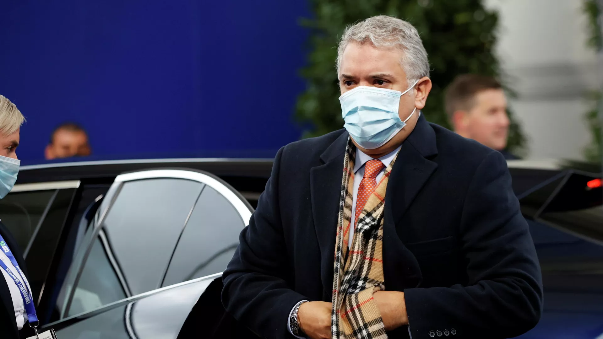 El presidente de Colombia, Iván Duque, llegando a la cumbre de mandatarios de la COP26 en Glasgow, Escocia El presidente de Colombia, Iván Duque, llegando a la cumbre de mandatarios de la COP26 en Glasgow, Escocia - Sputnik Mundo, 1920, 01.11.2021