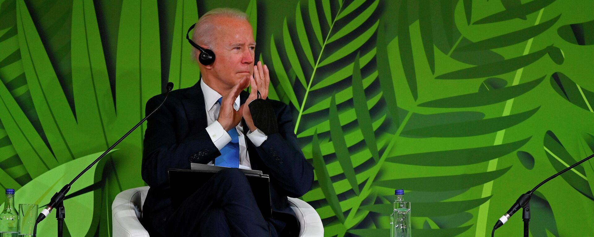 Joe Biden durante la Conferencia de las Naciones Unidas sobre el Cambio Climático - Sputnik Mundo, 1920, 02.11.2021