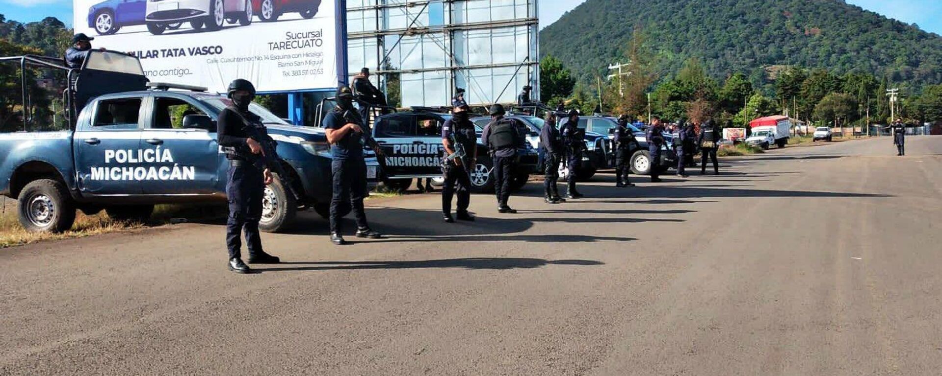 Policía de Michoacán en Tangamandapio - Sputnik Mundo, 1920, 02.11.2021