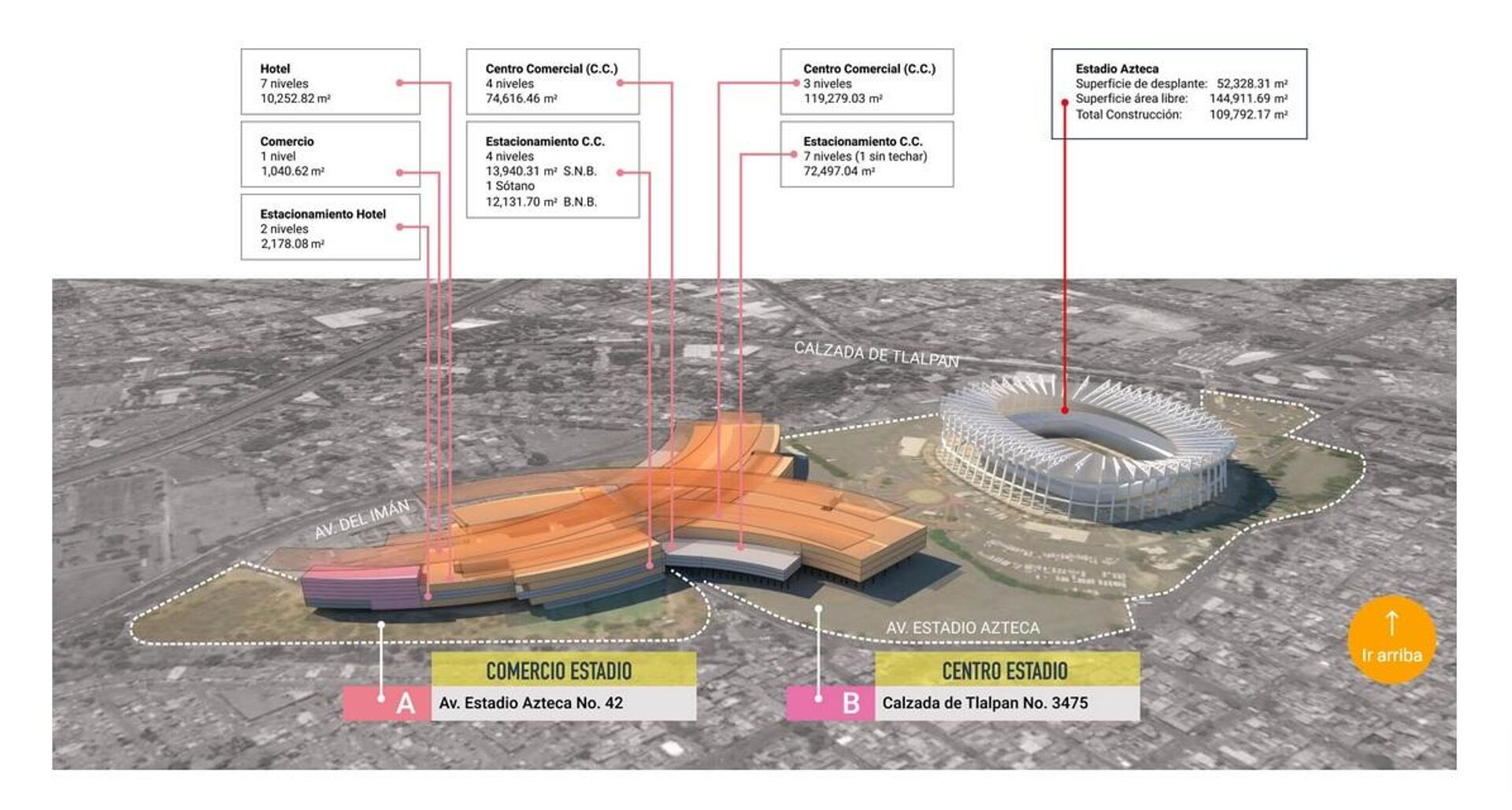 Conjunto Estadio Azteca - Sputnik Mundo, 1920, 03.11.2021