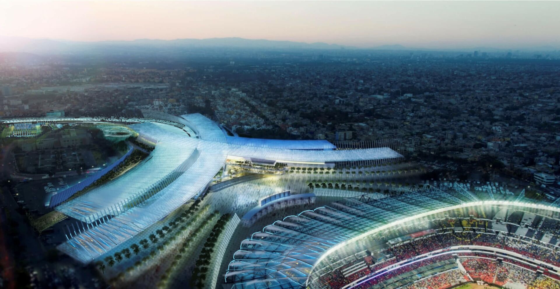 El proyecto Conjunto Estadio Azteca - Sputnik Mundo, 1920, 29.08.2022