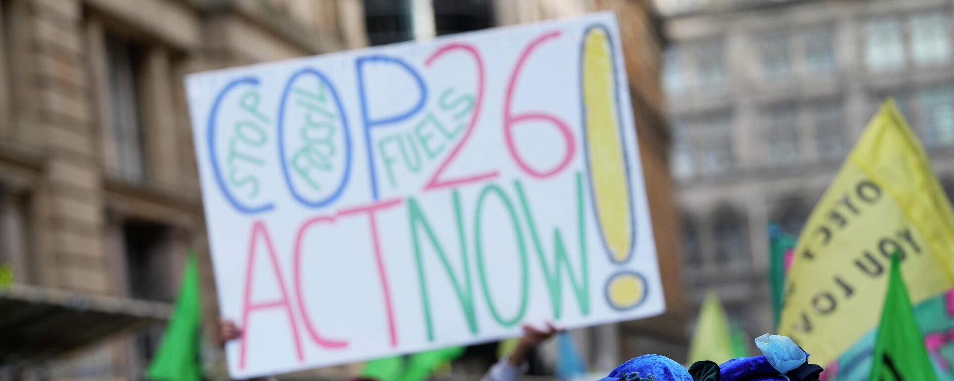 Manifestaciones durante la cumbre del clima en Glasgow - Sputnik Mundo, 1920, 04.11.2021