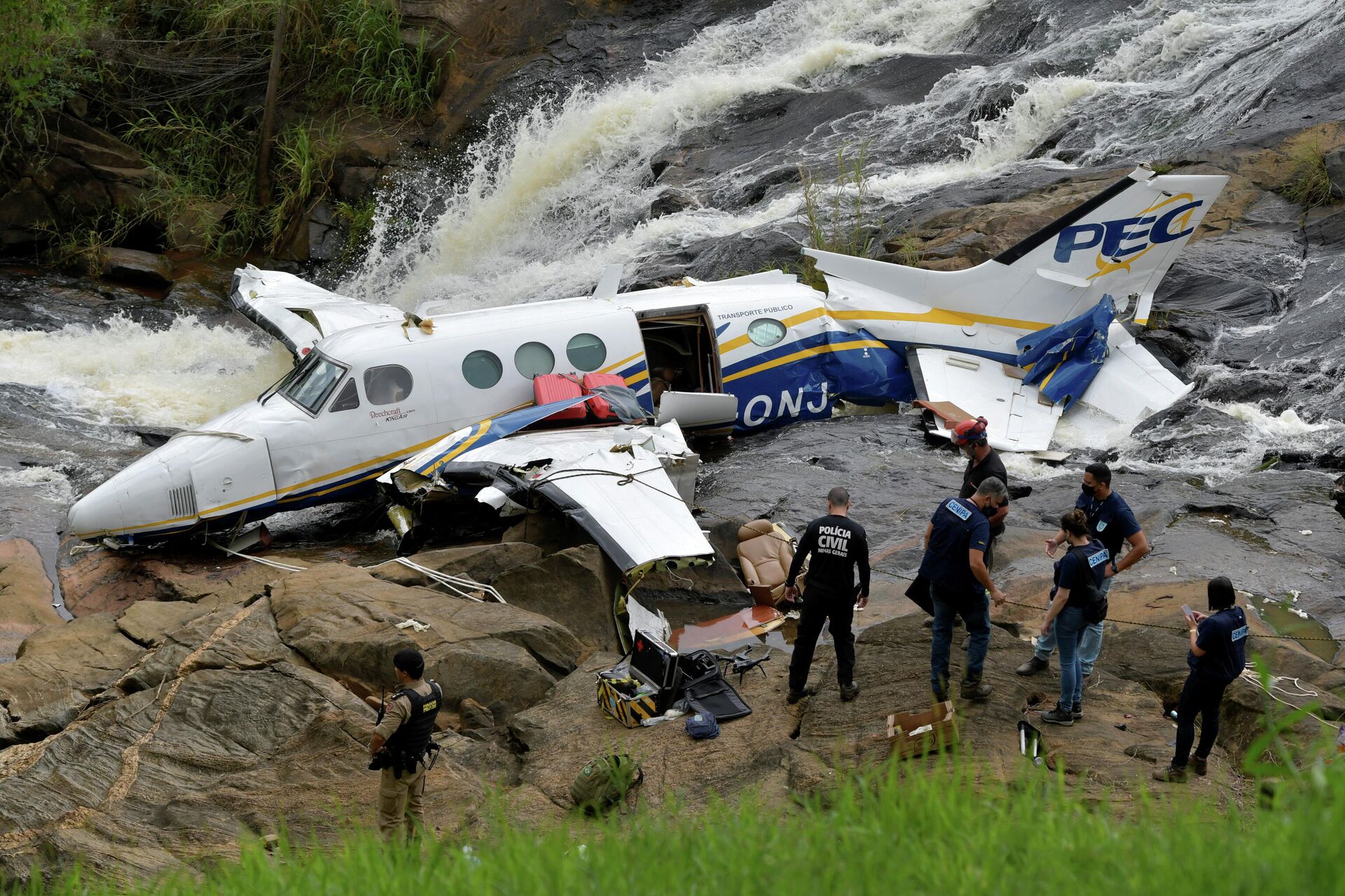 La avioneta de la cantante brasileña Marília Mendonça - Sputnik Mundo, 1920, 06.11.2021