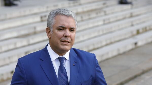 Iván Duque, presidente de Colombia - Sputnik Mundo