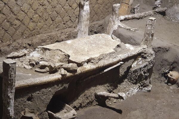 El cuarto de esclavos hallado en Pompeya - Sputnik Mundo