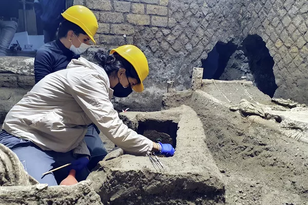 El cuarto de esclavos hallado en Pompeya - Sputnik Mundo
