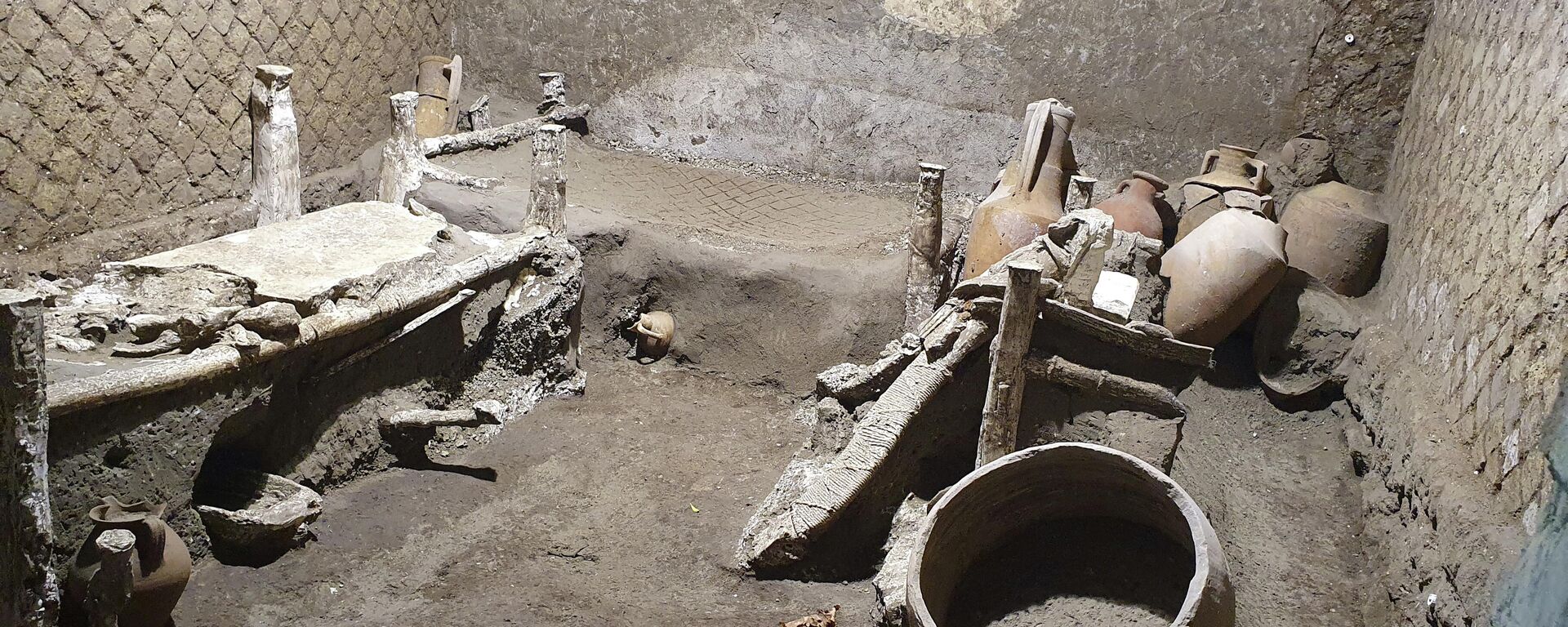 El cuarto de esclavos hallado en Pompeya El cuarto de esclavos hallado en Pompeya - Sputnik Mundo, 1920, 08.11.2021