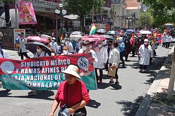 Movilización de protesta contra el Gobierno de Bolivia - Sputnik Mundo