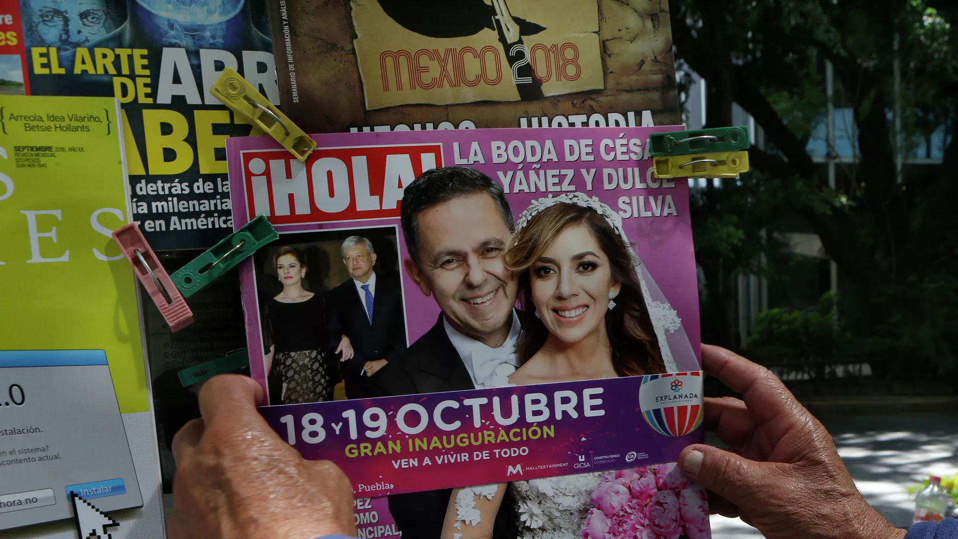 Portada de la boda de César Yáñez y Dulce Silva