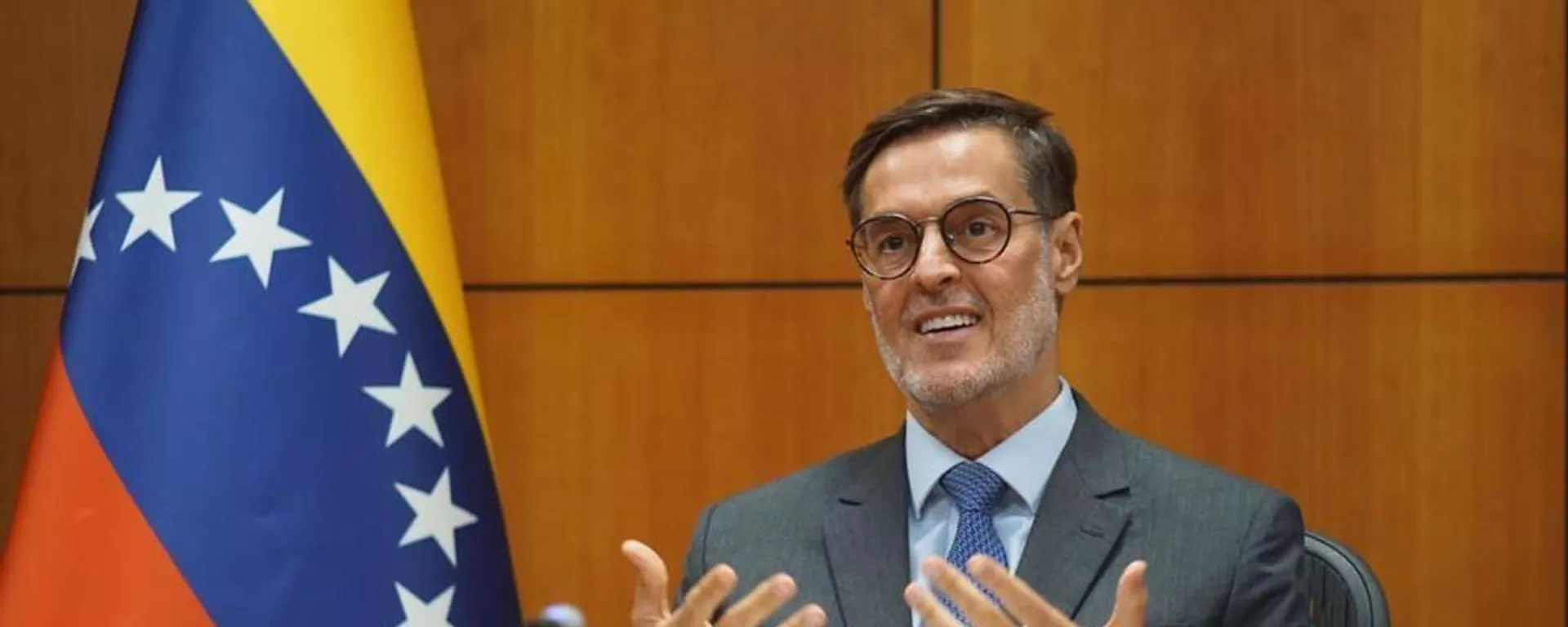 Félix Plasencia, ministro de Relaciones Internacionales de Venezuela Félix Plasencia, ministro de Relaciones Internacionales de Venezuela - Sputnik Mundo, 1920, 20.09.2022