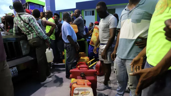 La crisis de combustible en Haití - Sputnik Mundo