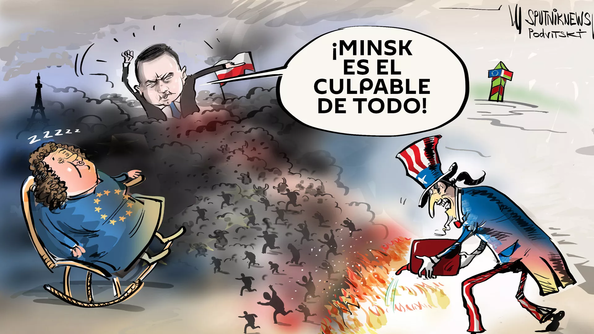Bielorrusia, el nuevo 'muro' del mundo