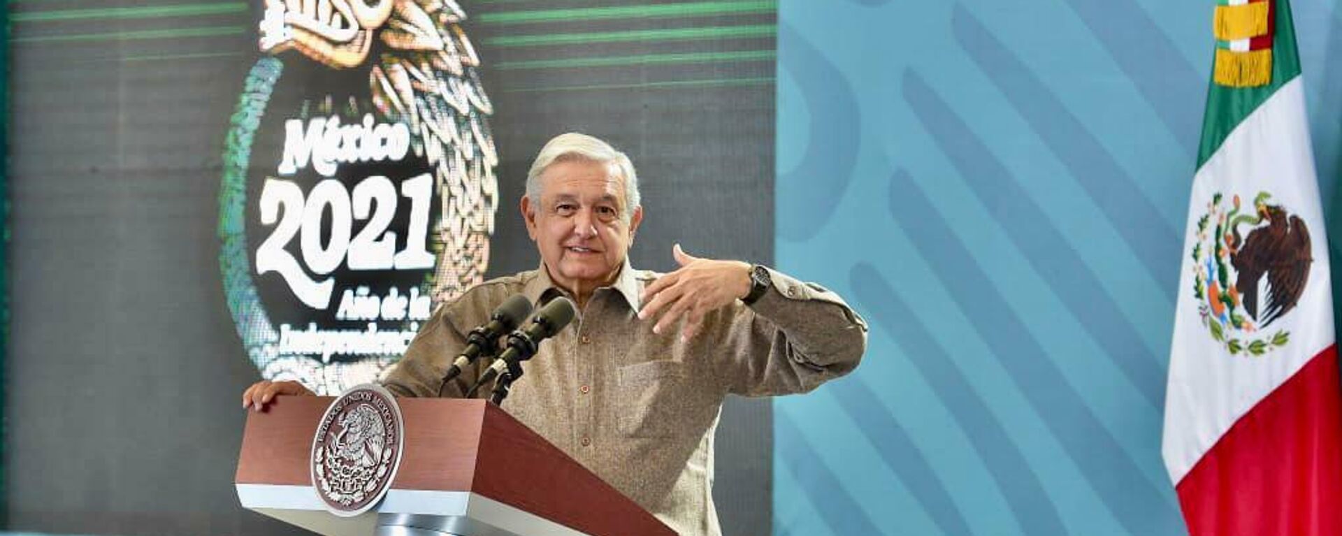 Andrés Manuel López Obrador, presidente de México - Sputnik Mundo, 1920, 12.11.2021