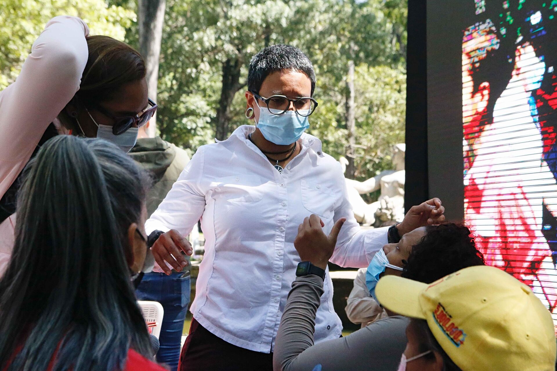 Érika Farías, jefa de Movimientos Sociales del Comando de Campaña del Gran Polo Patriótico (GPP) - Sputnik Mundo, 1920, 13.11.2021