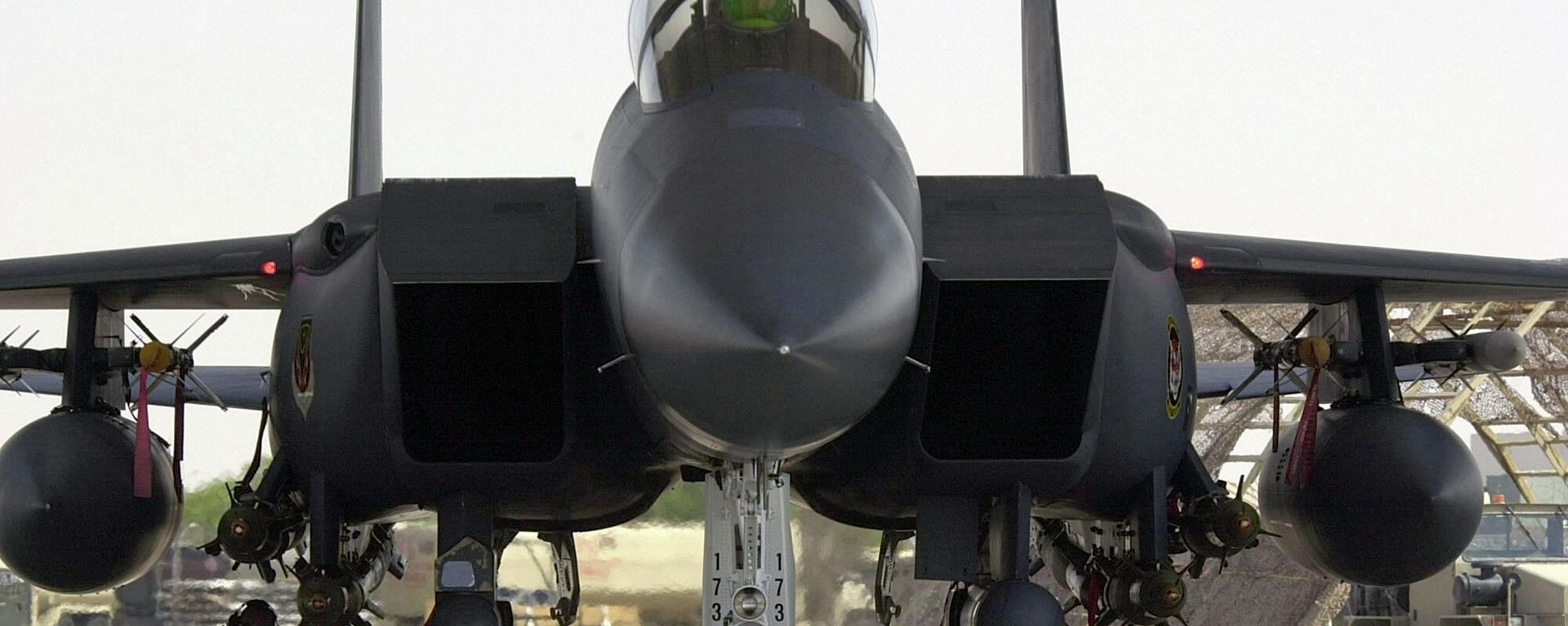 Un F-15E de la FFAA de EEUU emplazado en Qatar Un F-15E de la FFAA de EEUU emplazado en Qatar - Sputnik Mundo, 1920, 14.11.2021