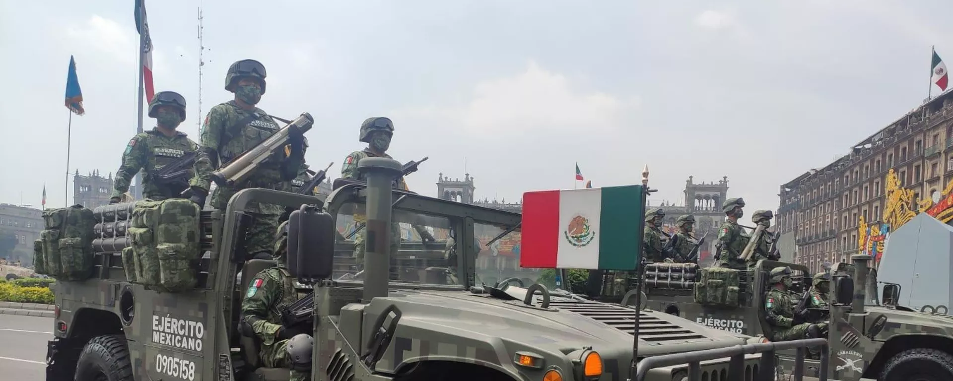 Vehículo del ejército mexicano - Sputnik Mundo, 1920, 16.11.2021