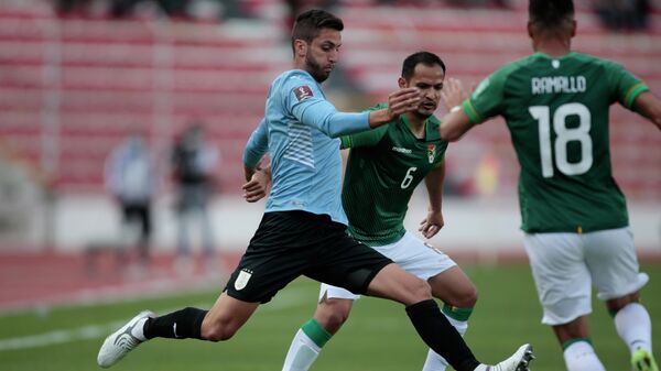 Partido de fútbol entre Uruguay y Bolivia - Sputnik Mundo