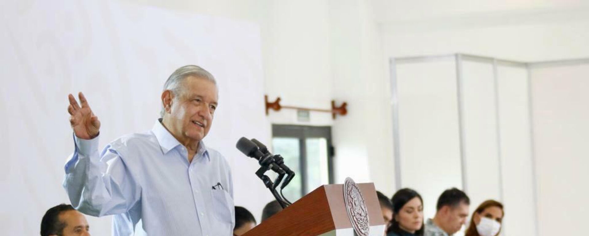 Andrés Manuel López Obrador, presidente de México  - Sputnik Mundo, 1920, 17.11.2021