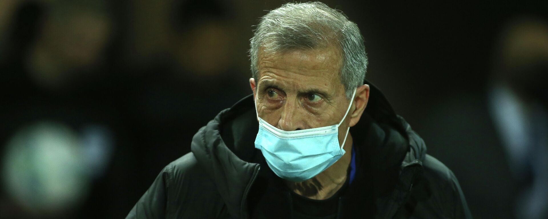 El entrenador de la selección uruguaya de fútbol, Óscar Washington Tabárez, durante un partido por las Eliminatorias hacia Catar 2022 - Sputnik Mundo, 1920, 17.11.2021