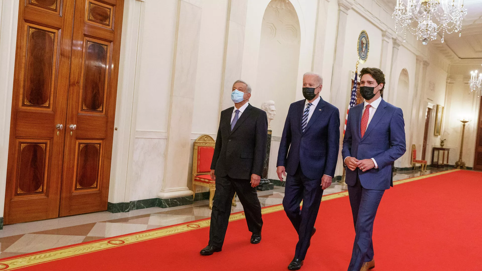 La IX Cumbre de Líderes de América del Norte se realizó en Washington La IX Cumbre de Líderes de América del Norte se realizó en Washington - Sputnik Mundo, 1920, 19.11.2021