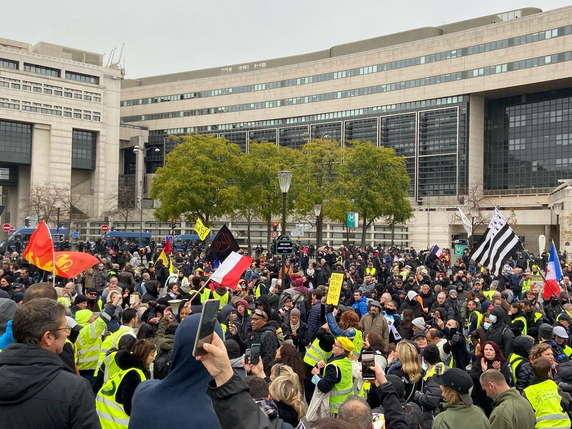 Protestas de los chalecos amarillos - Sputnik Mundo, 1920, 20.11.2021