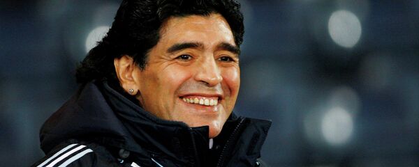 Diego Maradona, foto de archivo - Sputnik Mundo